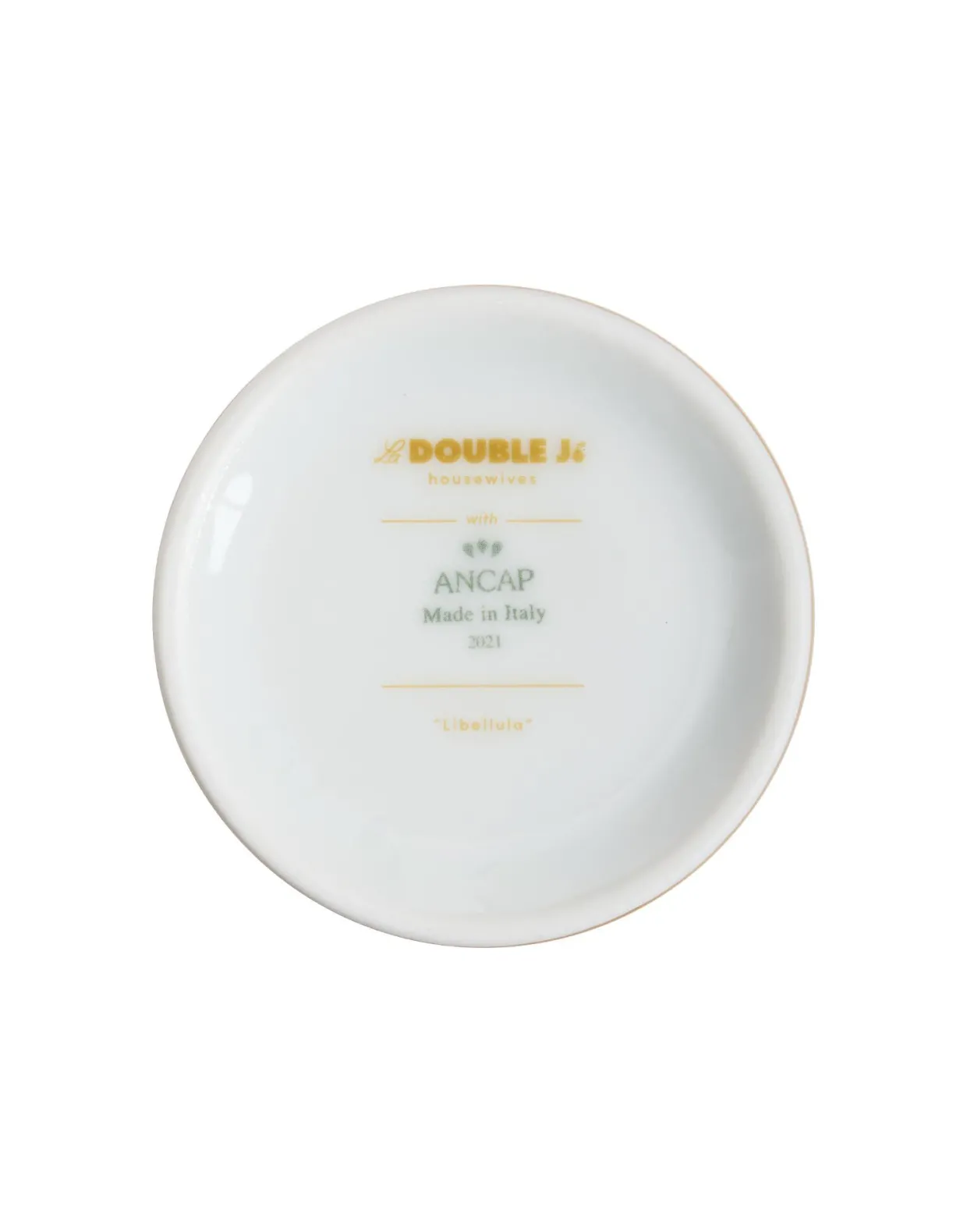 Decorative CupLibellula Green in Porcelain