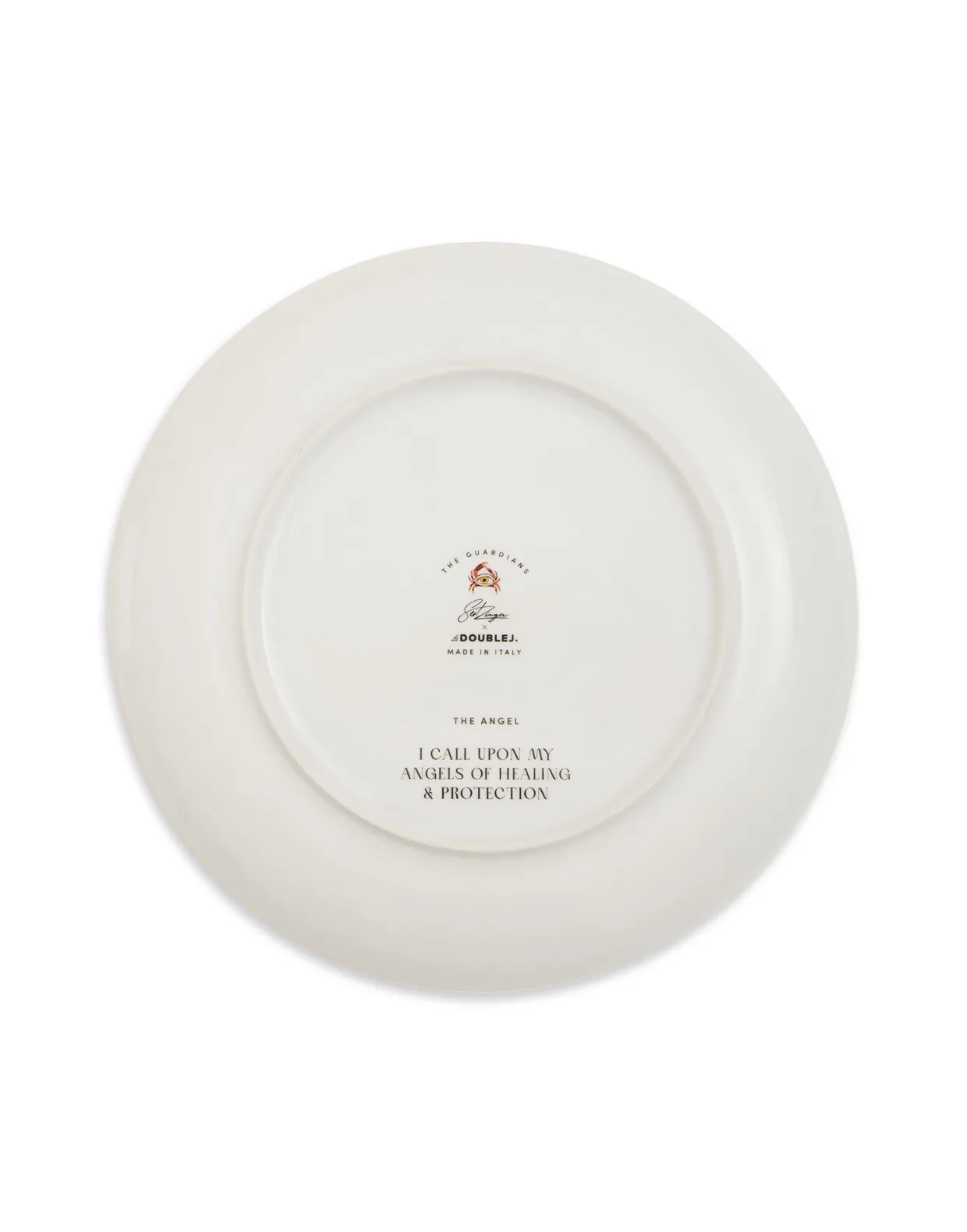 Decorative PlateThe Angel Brown in Porcelain