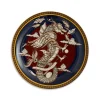 Decorative PlateThe Dragon Midnight Blue in Porcelain