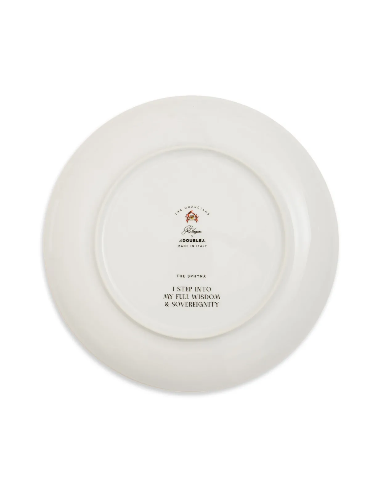 Decorative PlateThe Sphynx Saffron in Porcelain