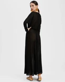 Demeter DressBlack in Gauze Jersey