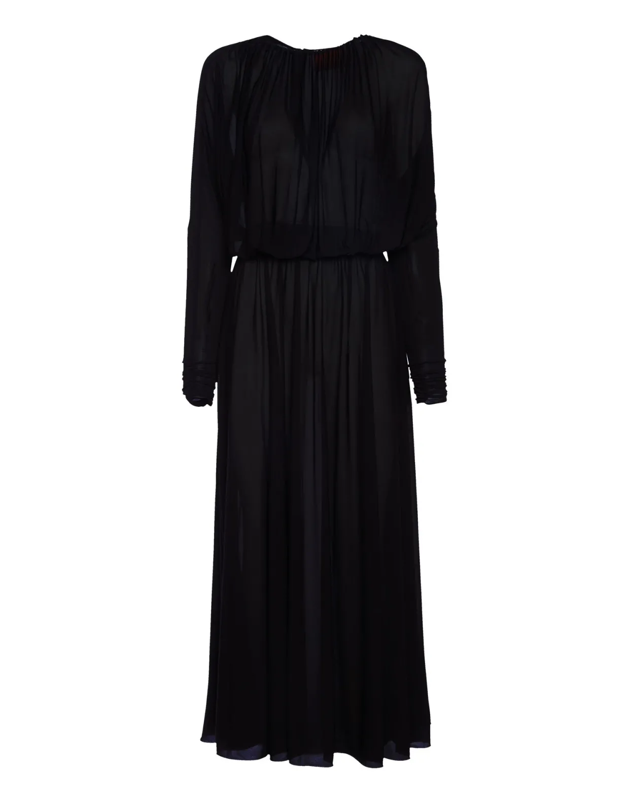 Demeter DressBlack in Gauze Jersey