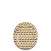 Dessert Plate Set of 2Cubi Giallo in Porcelain