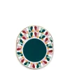 Dessert Plate Set of 2Farfalle Ring in Porcelain