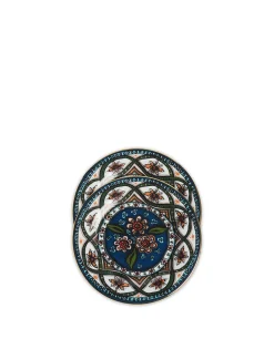 Dessert Plate Set of 2Sacred Circle in Porcelain