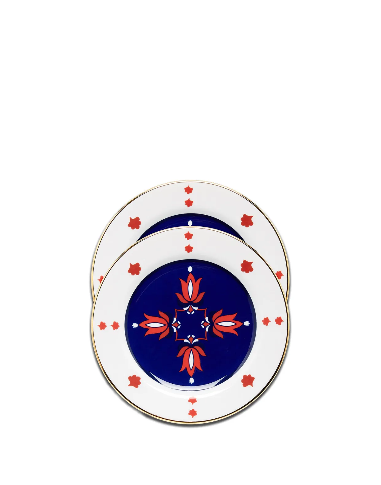 Dessert Plate Set of 2Stefan in Porcelain