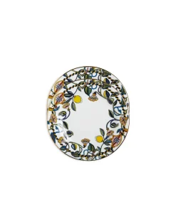 Dessert Plates Set Of 2Borboni White in Porcellain