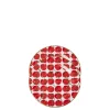Dessert Plates Set Of 2Cherries Avorio in Porcelain
