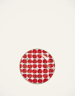 Dessert Plates Set Of 2Cherries Avorio in Porcelain