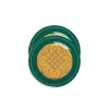Dessert Plates Set Of 2Cortile Green in Porcelain