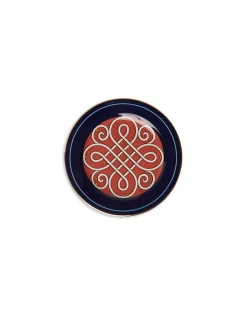 Dessert Plates Set Of 2Cortile Blue in Porcelain