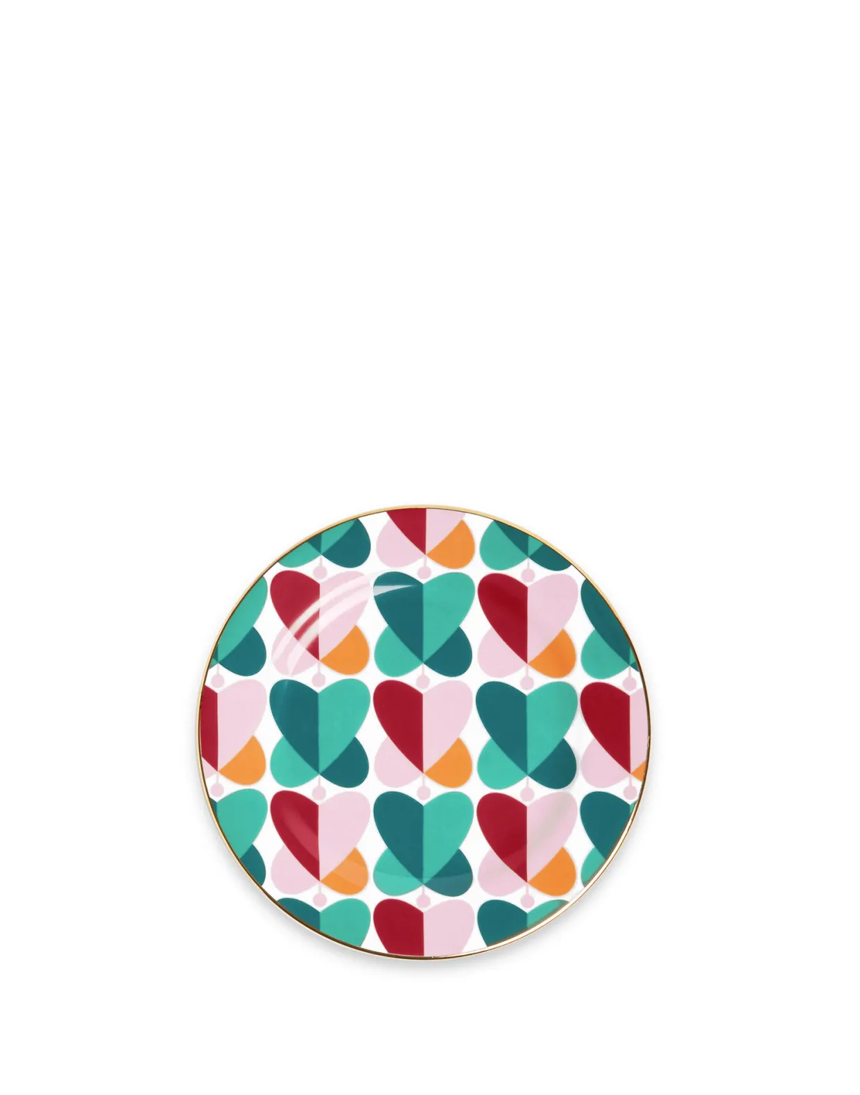 Dessert Plates Set Of 6Slinky Mix in Porcelain