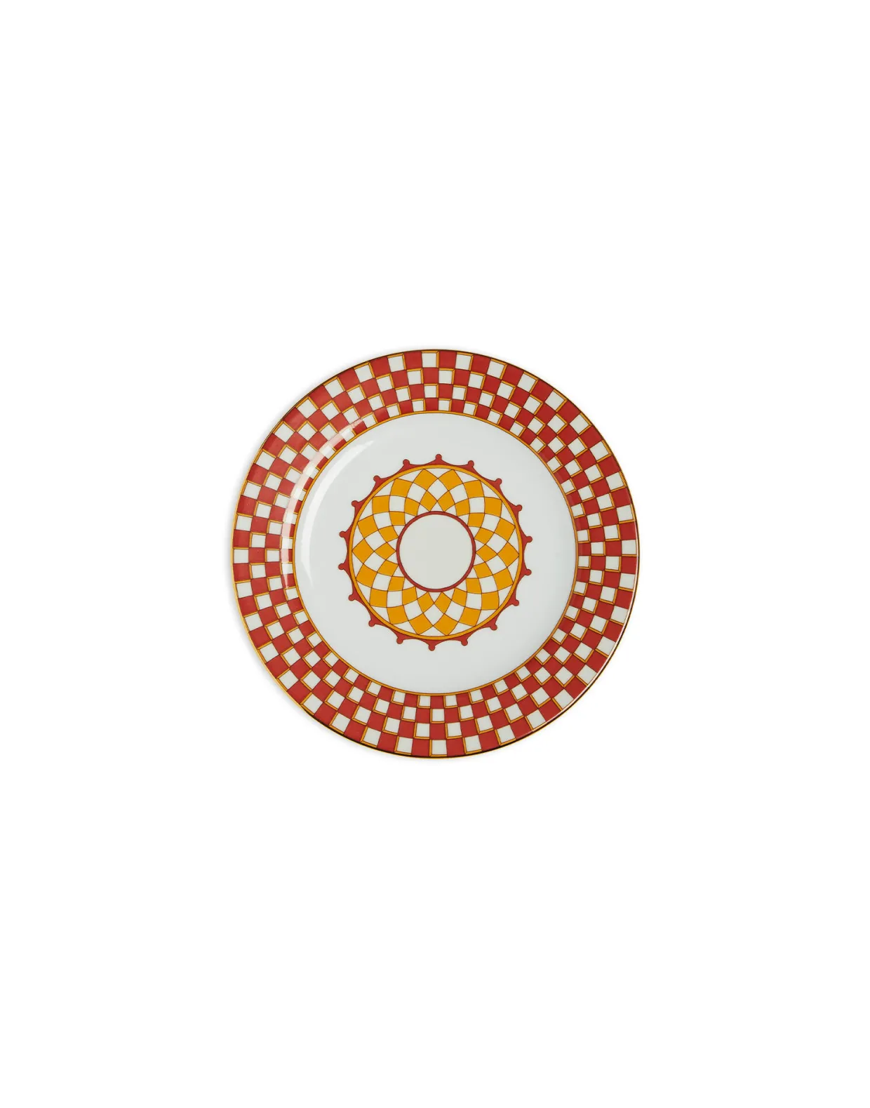 Dessert Plates Set Of 4Solar Multicolor in Porcelain