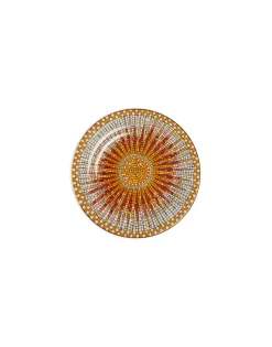 Dessert Plates Set Of 2Sunrays Multicolor in Porcelain