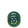 Dessert Plates Set of 2Tulips in Porcelain