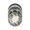 Dessert Plates Set Of 6Vesuvio in Porcelain