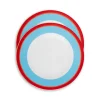 Dinner Plates Set Of 2Rainbow Azure in Porcelain