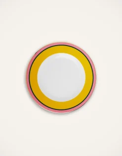 Dinner Plates Set Of 2Rainbow Yellow in Porcelain