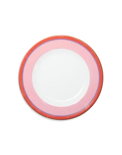 Dinner Plates Set Of 2Rainbow Rose in Porcelain