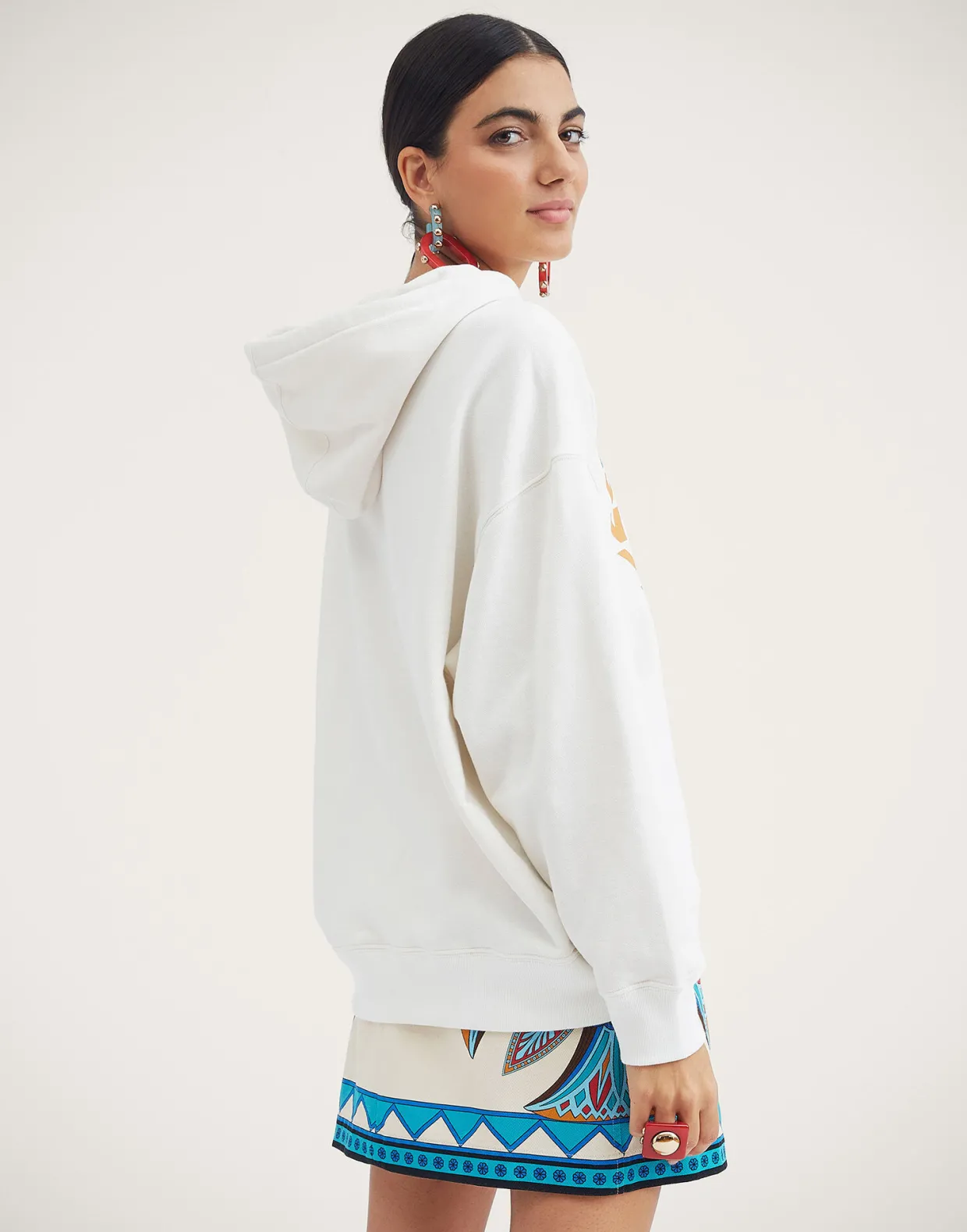Discman HoodieOff White in Jersey