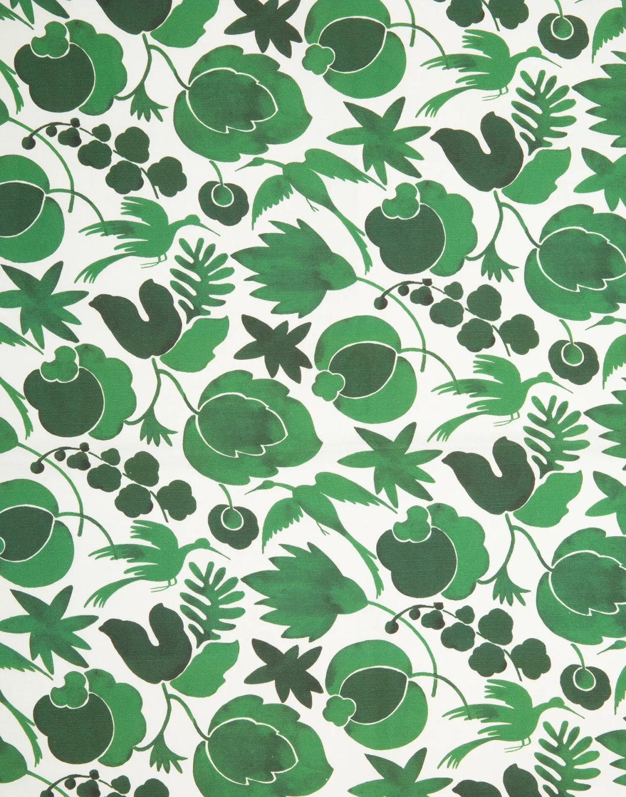 Dishtowel (50x70)Wildbird Verde in Cotton