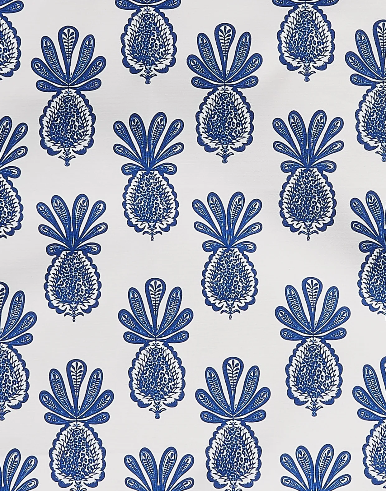 DishtowelPineapple Blu in Cotton
