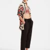 Drawstring PantsSolid Black in Crisp Poplin