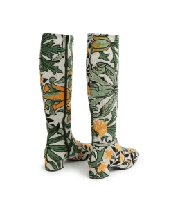 Edie BootsDelta Ivory in Jacquard