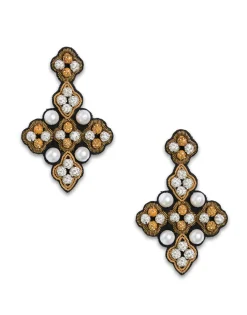 Ella EarringsSolid Gold in Mix Pearls