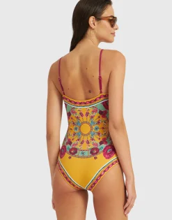 Elle SwimsuitZodiac Plac&eacute;e Marigold in Supreme Lycra