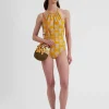 Esther SwimsuitPineapple Sunflower in Lycra