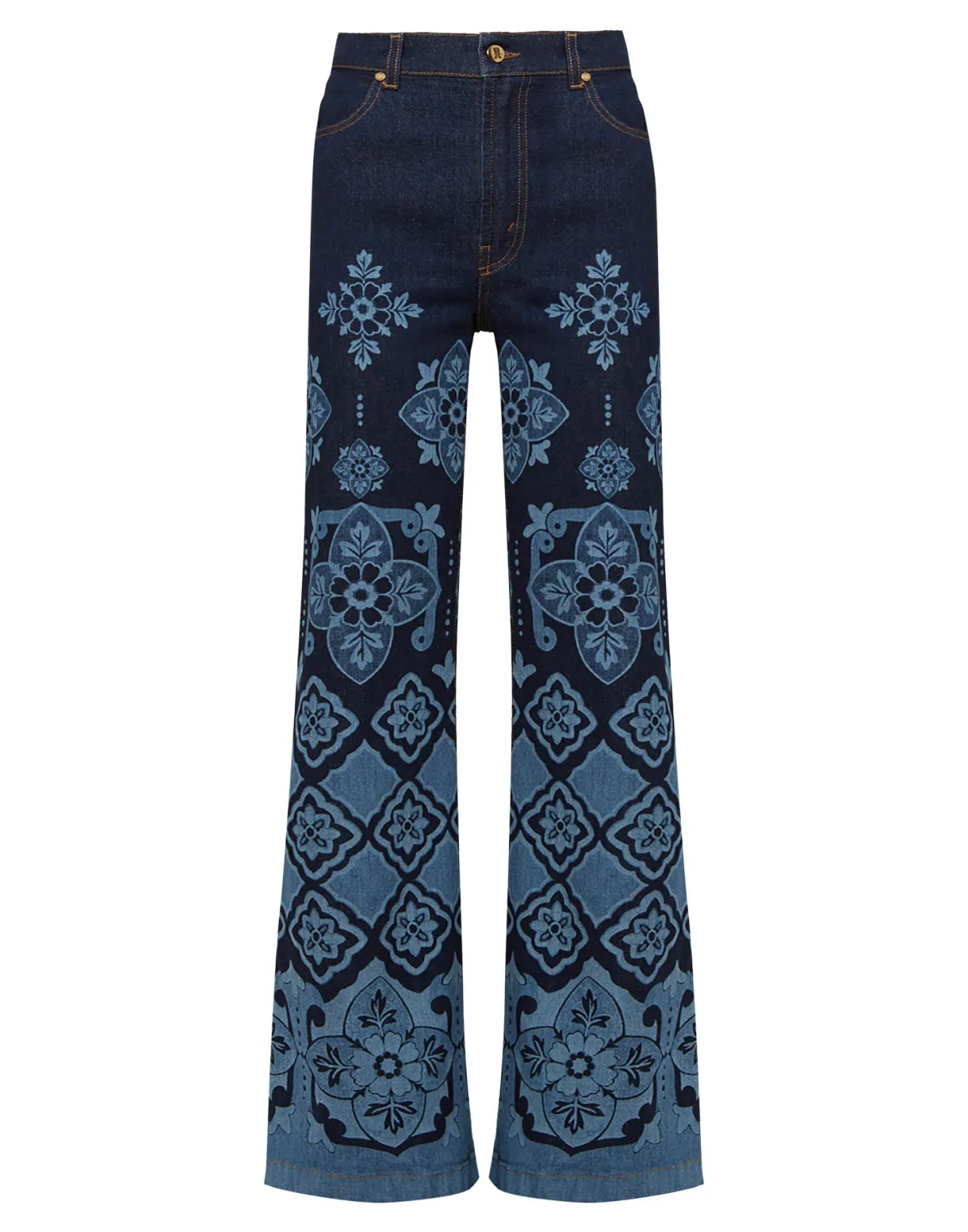 Flare JeansPartenope Navy in Denim
