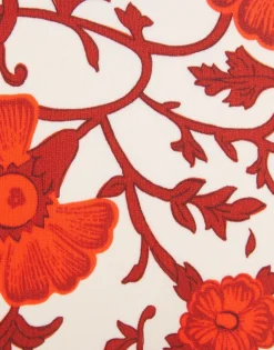 Fonda BottomDragonflower Mini Red in Lycra