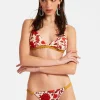 Fonda TopDragonflower Mini Red in Lycra