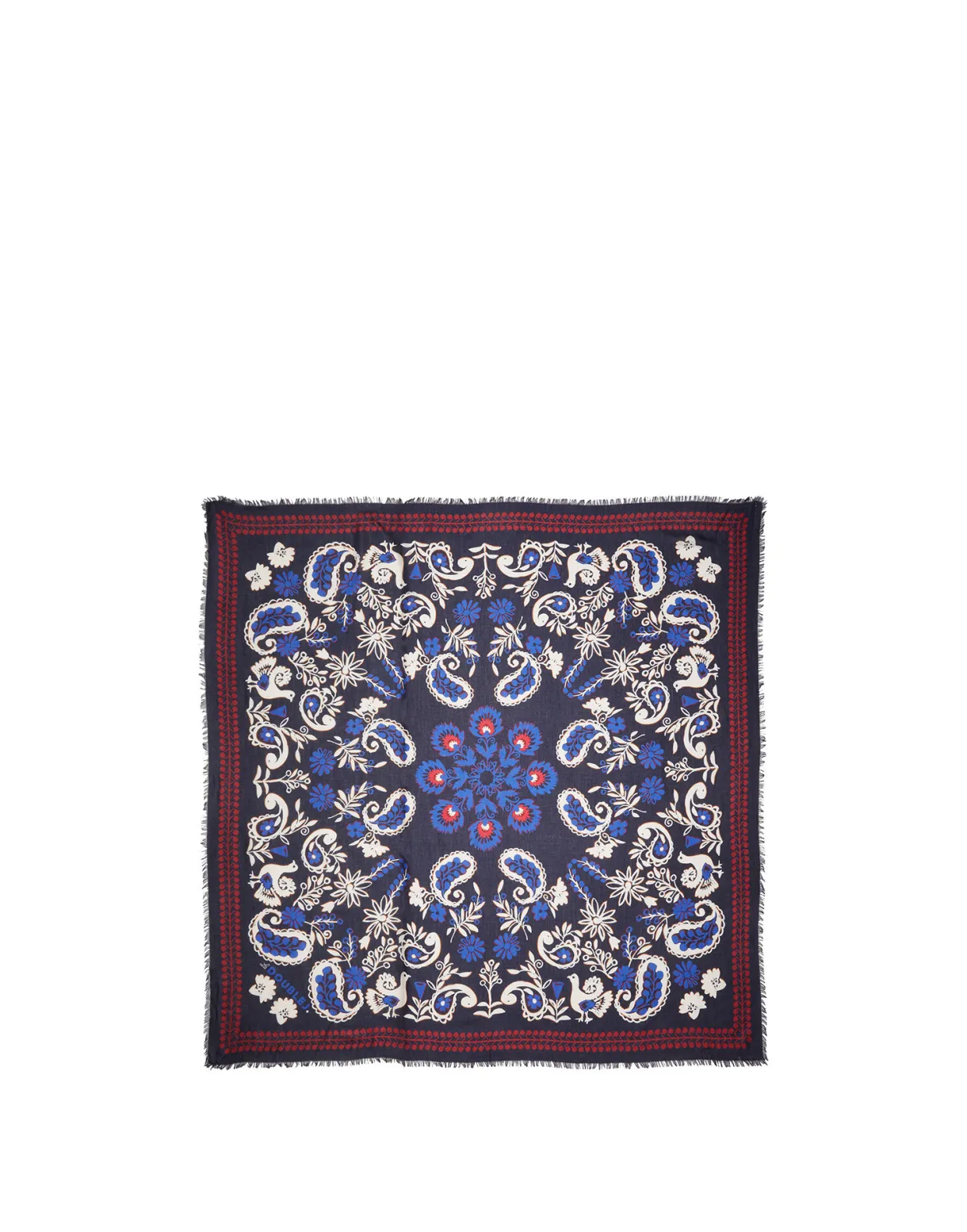 Forest Scarf (120X120)Forest Bandana in Modal Silk Blend