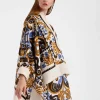Foulard JacketCorsini Cream in Jacquard