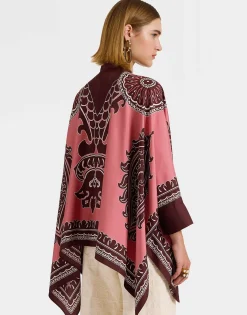 Foulard ShirtOltrarno Plac&eacute;e Pink in Silk Twill