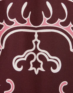 Foulard ShirtOltrarno Plac&eacute;e Pink in Silk Twill