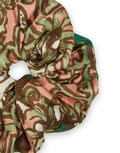 Giga ScrunchieAnemone Pink in Twill Silk