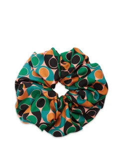 Giga ScrunchieGumball Verde in Silk Twill