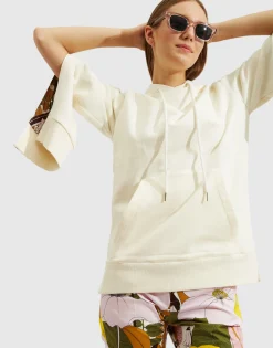 Girlfriend HoodieSolid Ivory in Jersey