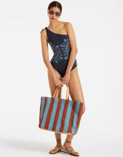 Goddess SuitOlympus Placée Navy in Supreme Lycra