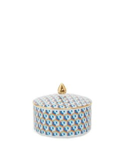 Goodie JarCubi Blu in Porcelain