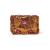 Hand PochetteBronze in Textured Sequins