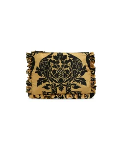 Hand PochetteCherubs Gold in Light Faille