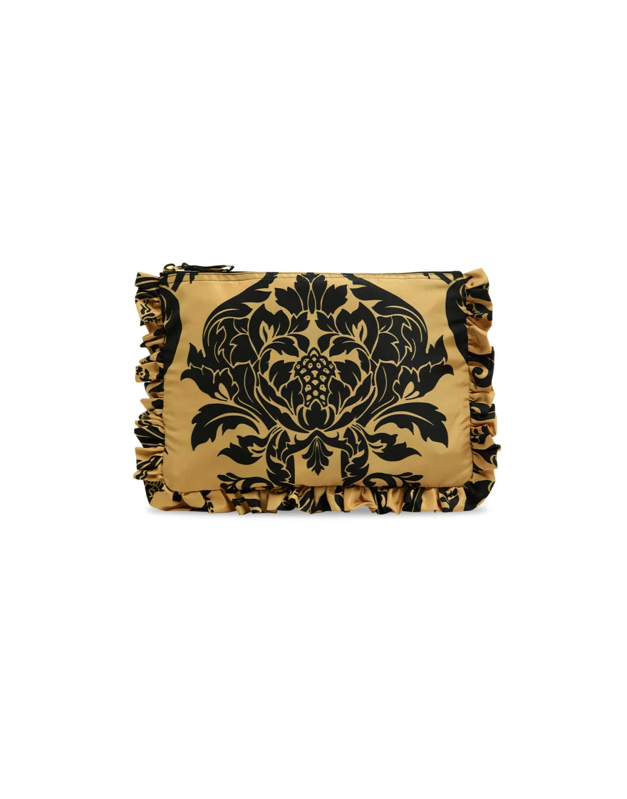 Hand PochetteCherubs Gold in Light Faille