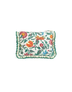 Hand PochetteDragonflower Mini Multicolor in Shot Cotton