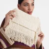 Hand PochettePlaza Cream in Macram&eacute;