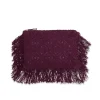 Hand PochettePlaza Purple in Macram&eacute;