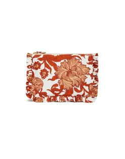 Hand PochetteReef White in Shot Cotton